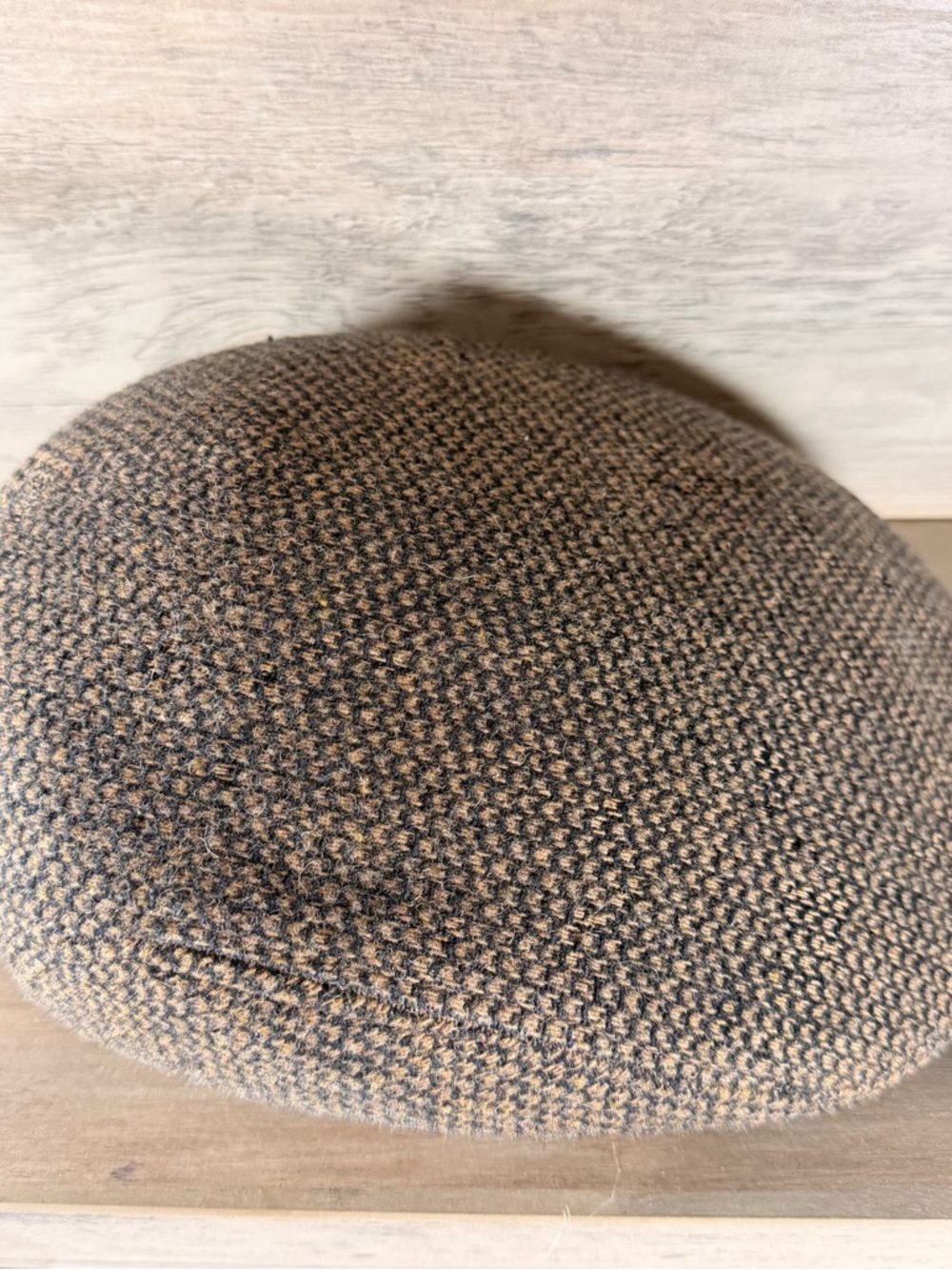 Goorin Bros Brown and Black Houndstooth Newsboy Cap